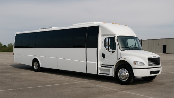 Exterior of Charter Bus Company Lombard's 18 Passenger Minibus in Lombard