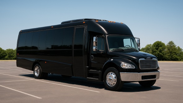 Exterior of Charter Bus Company Lombard's 30 Passenger Minibus in Lombard