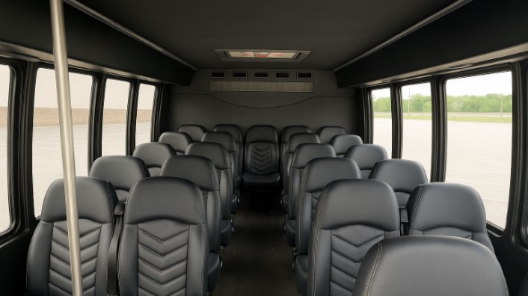 lombard 35 passenger minibus inside