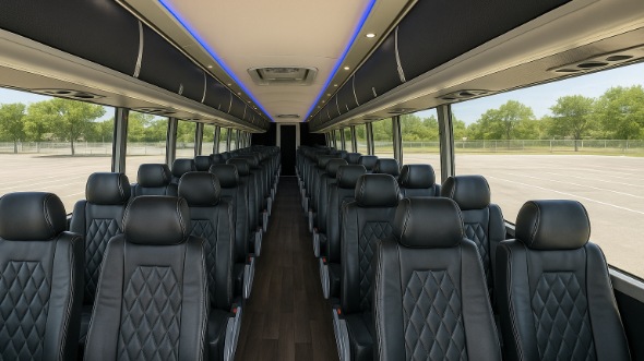 lombard 54 passenger charter bus rental