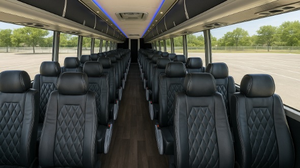 lombard 55 passenger charter bus rental