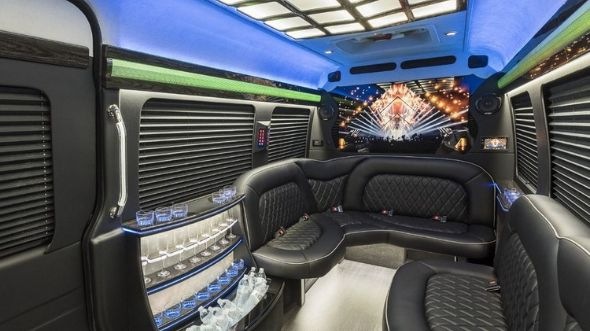 lombard sprinter limo rental inside